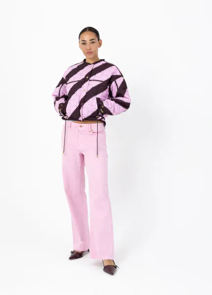 JACKET IN ZIG ZAG PRINT
